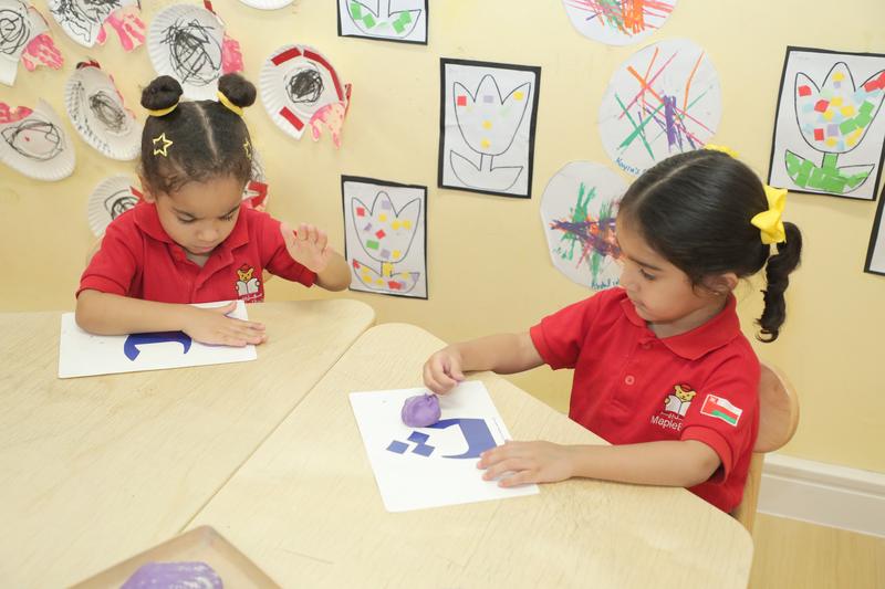 Hands-on learning activities at Maple Bear Muscat